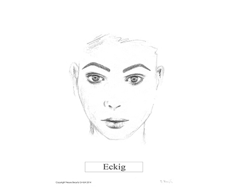 Gesicht Mit Brauen Eckig Neyes Brows