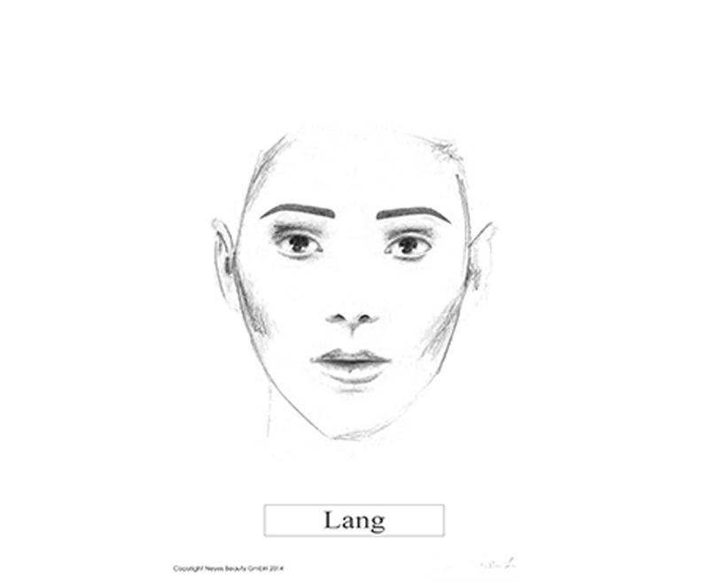 Gesicht Mit Brauen Lang Neyes Brows