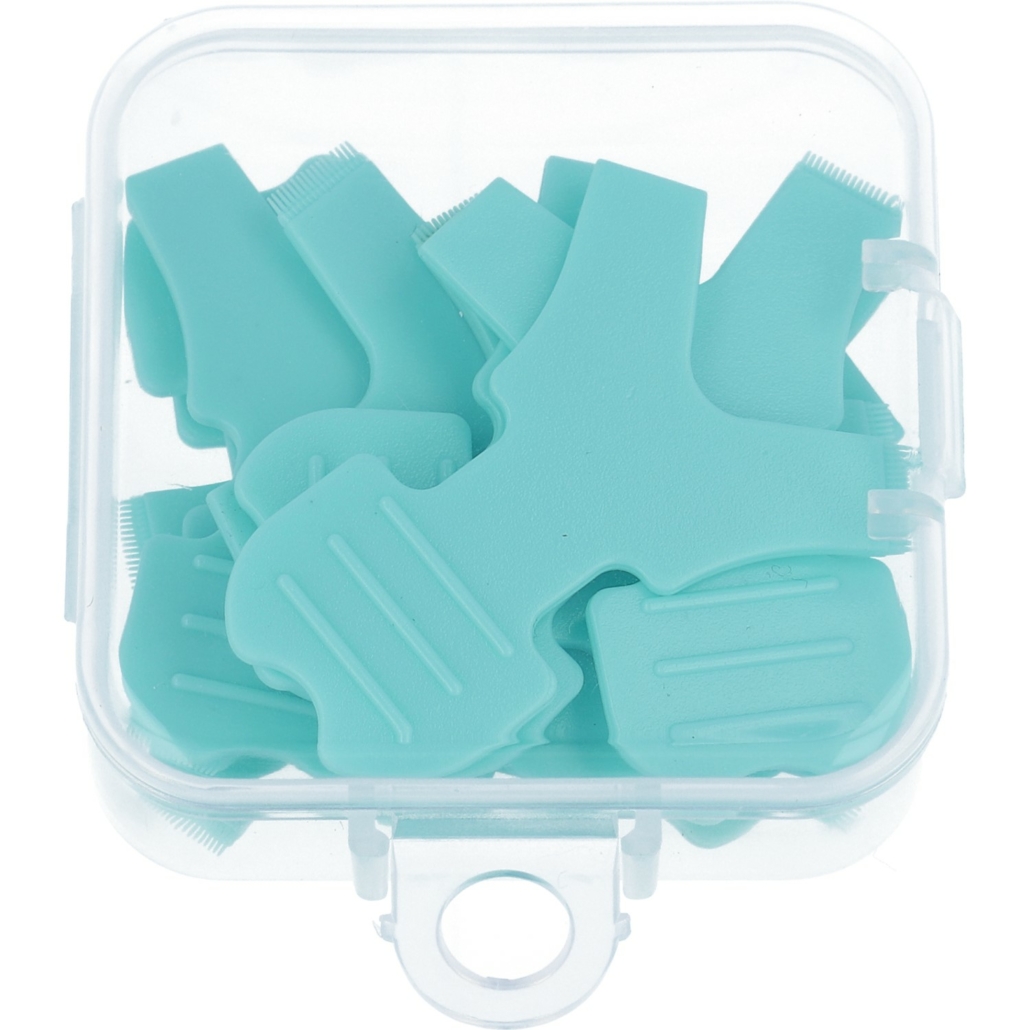 Y kamm Klene Kämmchen in türkis in Y Form für das Lash Lifting